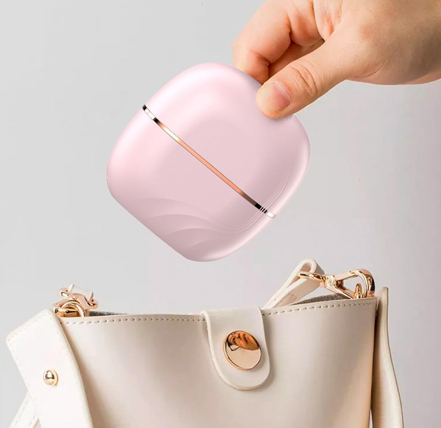 mini spazzola capelli elettrica